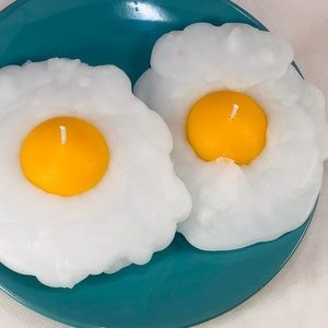Fried Egg Candles